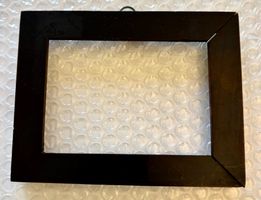 💚 ANTIKER BIEDERMEIER BILDERRAHMEN: SCHWARZHOLZ 11 x 14🇨🇭