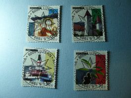 1999 Pro Patria Kulturgüter B264-267 ET Vollstempel