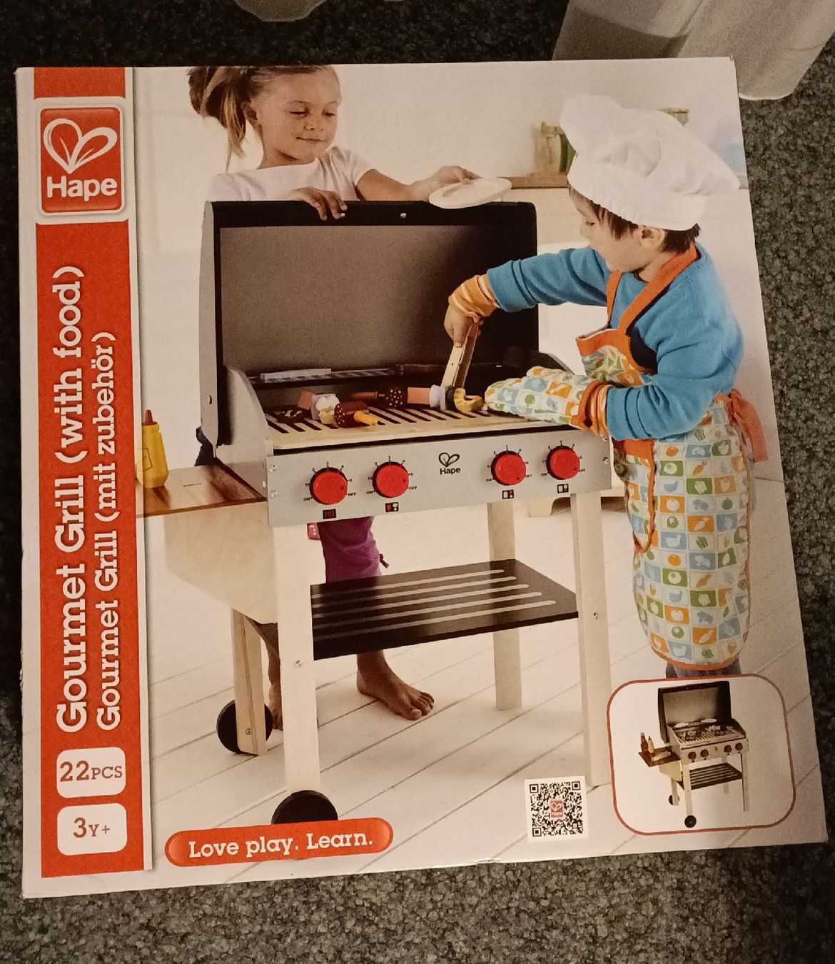 Hape Giocattoli: Kindergrill Hape – Nuovo e nell'imballaggio originale da Ranflüh venduto da aza_6bjf