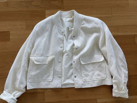 H&M Leinenjacke XS, weiss, Top Zustand für den Sommer!