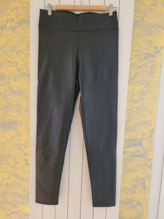 Schwarze Leggings in Lederoptik, Grösse M, Top Zustand!