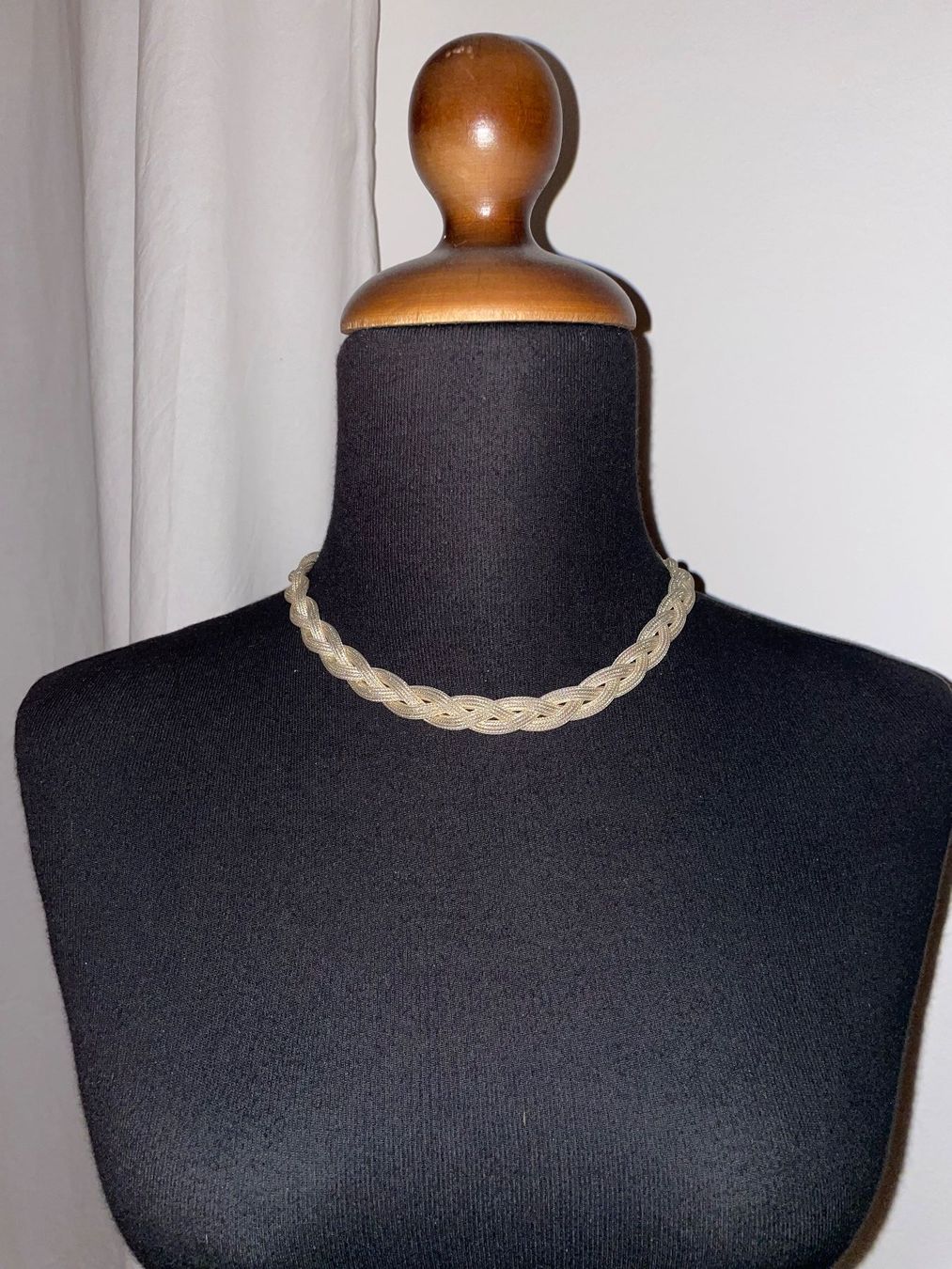 Catenine: 835 Silber Flecht Collier wunderschön, Handarbeit 45cm 44g – Usato da Basel venduto da gretchen03 5