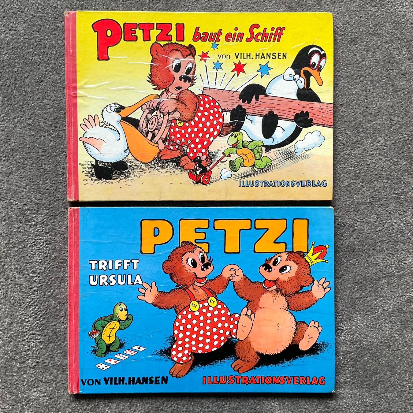 🔴 PETZI baut ein Schiff / PETZI trifft Ursula – 50er Jahre (Gebraucht ...
