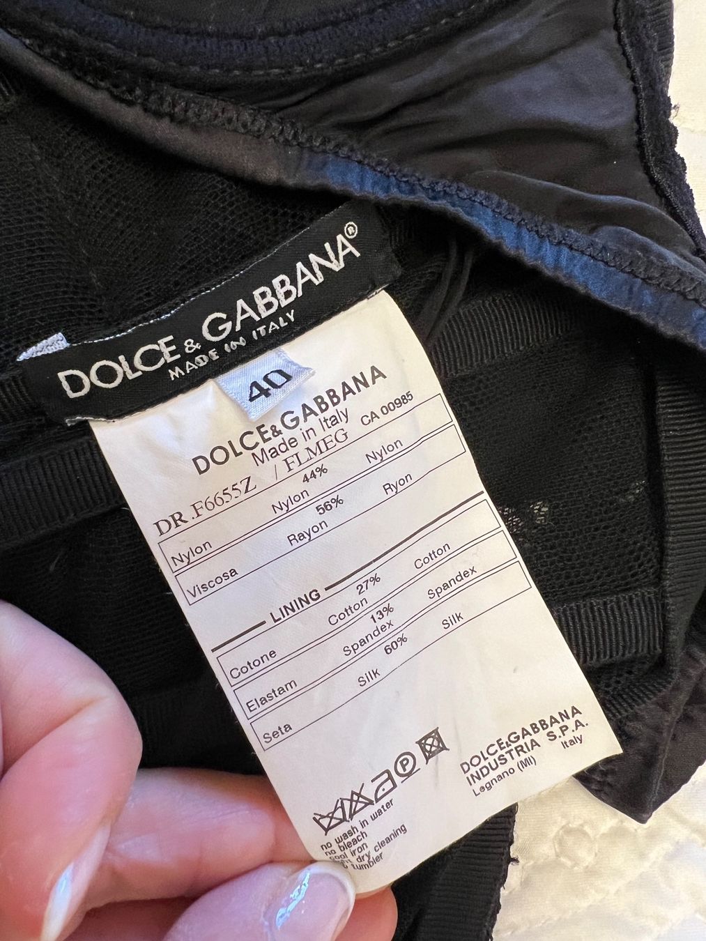 Dolce & Gabbana Vestiti: DOLCE & GABBANA  FESTKLEID – Usato da Steinhausen venduto da Mimirose114 8