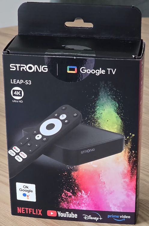 STRONG LEAP-S3 4K Ultra HD Google TV Box – Wie neu! (Neu (gemäss ...