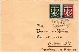 JOURNÈE DU DON SUISSE 3 III 45 LAUSANNE - EV10