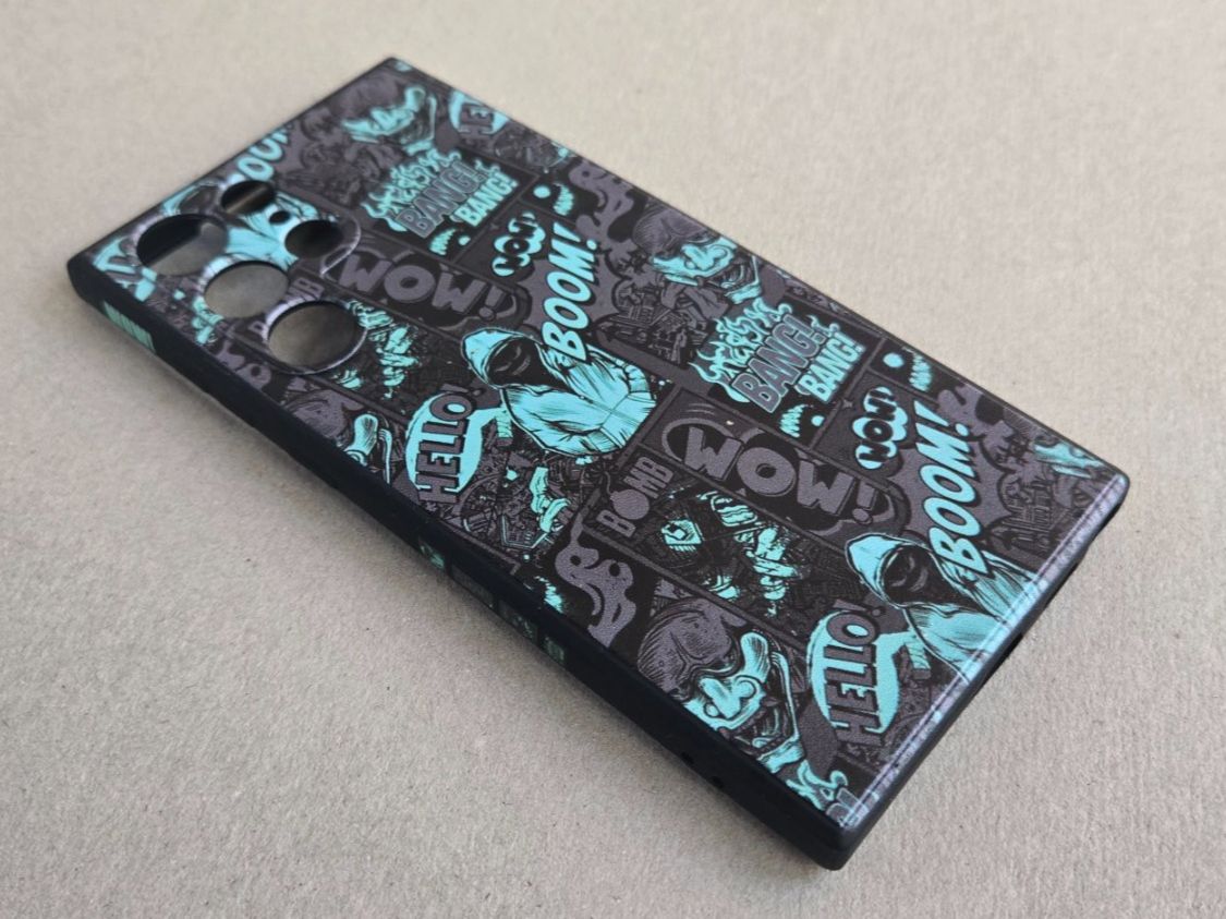 Samsung Cover & Protezioni schermo: Samsung Galaxy S22 Ultra Hülle Kunststoff Case Comic Design – Nuovo (secondo la descrizione) da Hunzenschwil venduto da Fluz 1