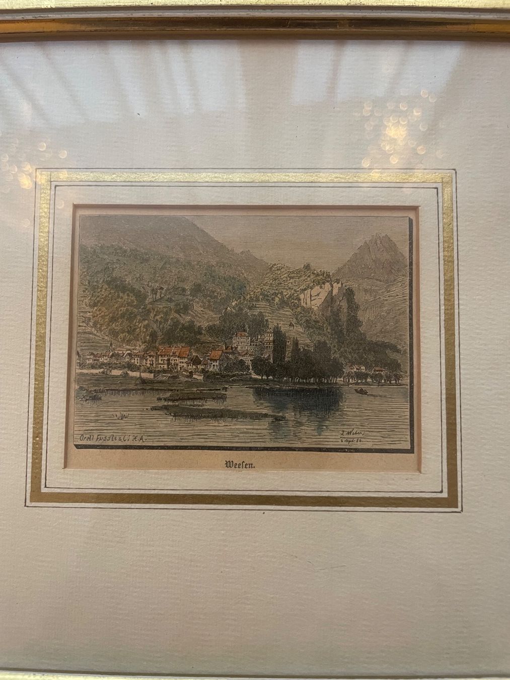 Incisioni: Stich von WEESEN – Usato da Wallisellen venduto da Casanna56 1