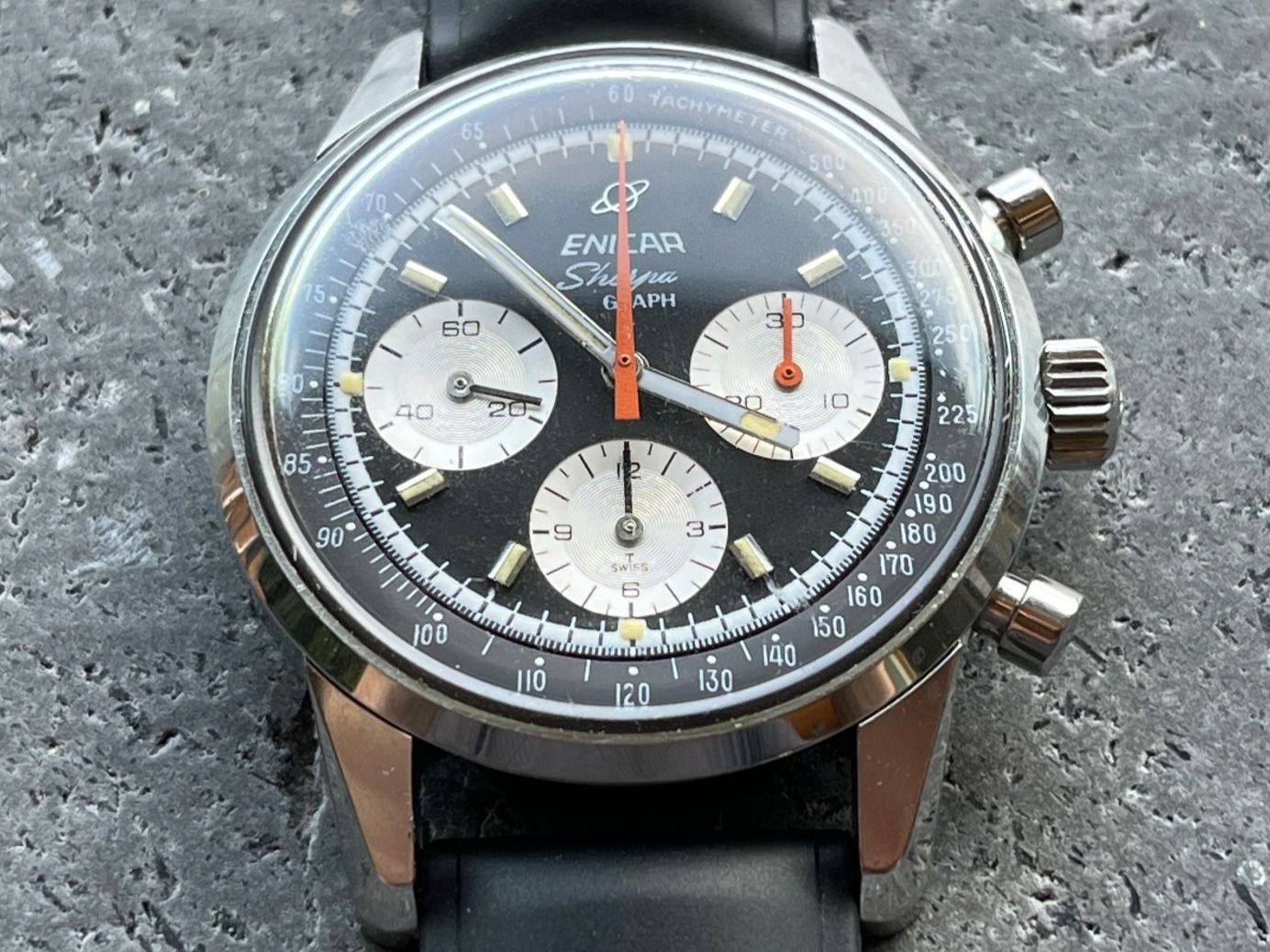 Enicar Orologi: ENICAR SHERPA-GRAPH MK IV 072-02-01 – Usato da Beinwil am See venduto da watchfever 1