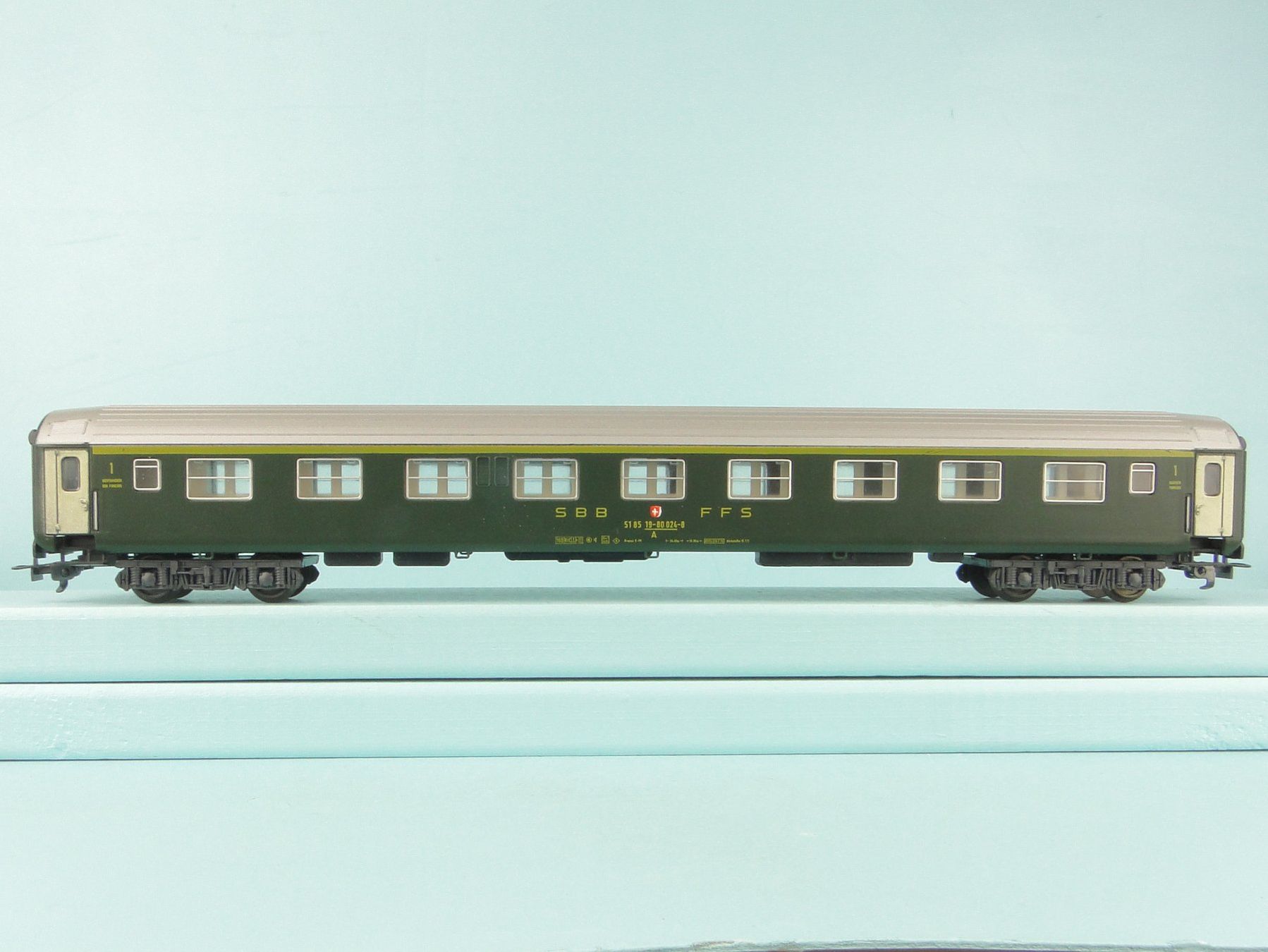 Liliput Modellini di ferrovie: Liliput 282 SBB RIC 1 Kl. – Usato da Bülach venduto da cann11 4