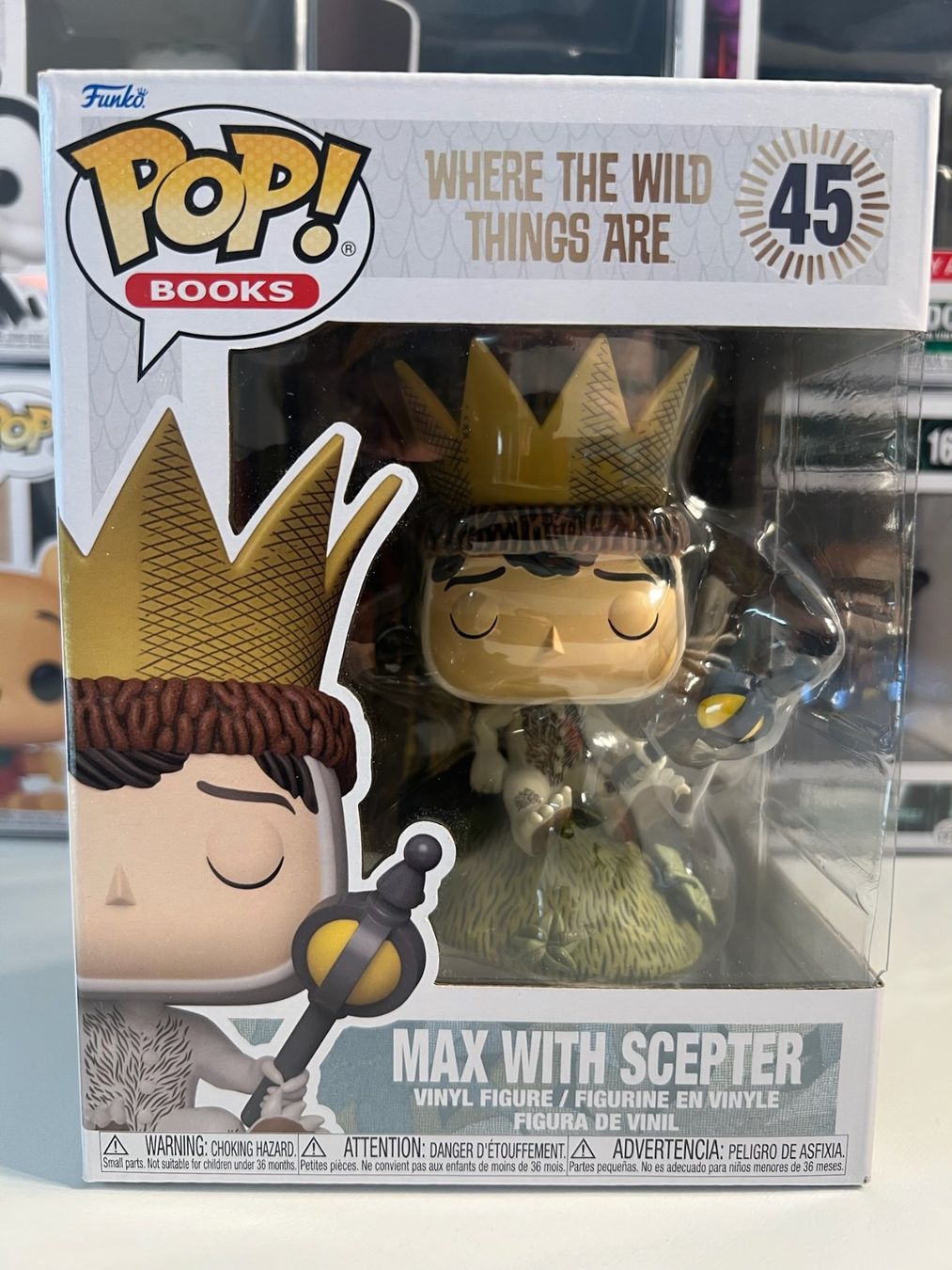 Funko Statuette: Funko POP! Where the Wild Things Are - Max with Scepter – Nuovo e nell'imballaggio originale da Le Mouret venduto da perfectbijou