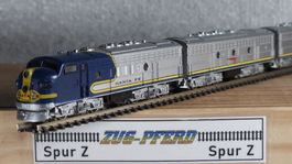 88601+82600+82600: US Diesellok Santa Fe + 2 Topeka Units B