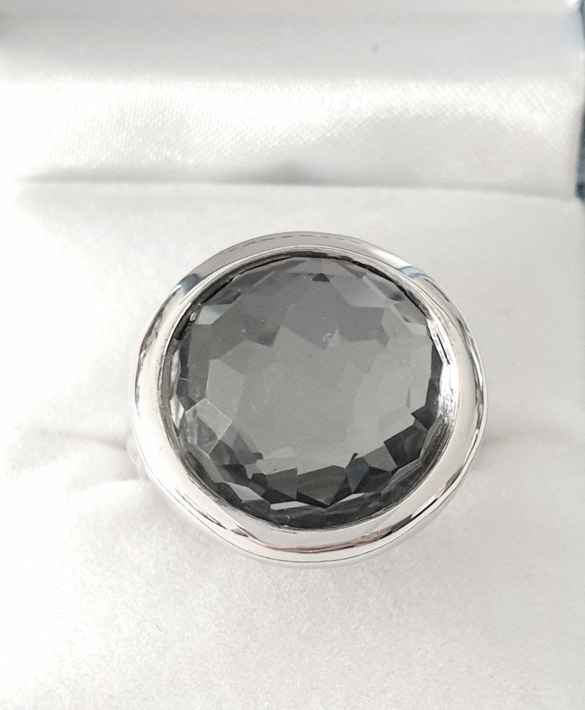 Anelli: Silber Ring 925 mit facettiertem Bergkristall  - NEU – Nuovo e nell'imballaggio originale da Uetikon am See venduto da Coralreef 4