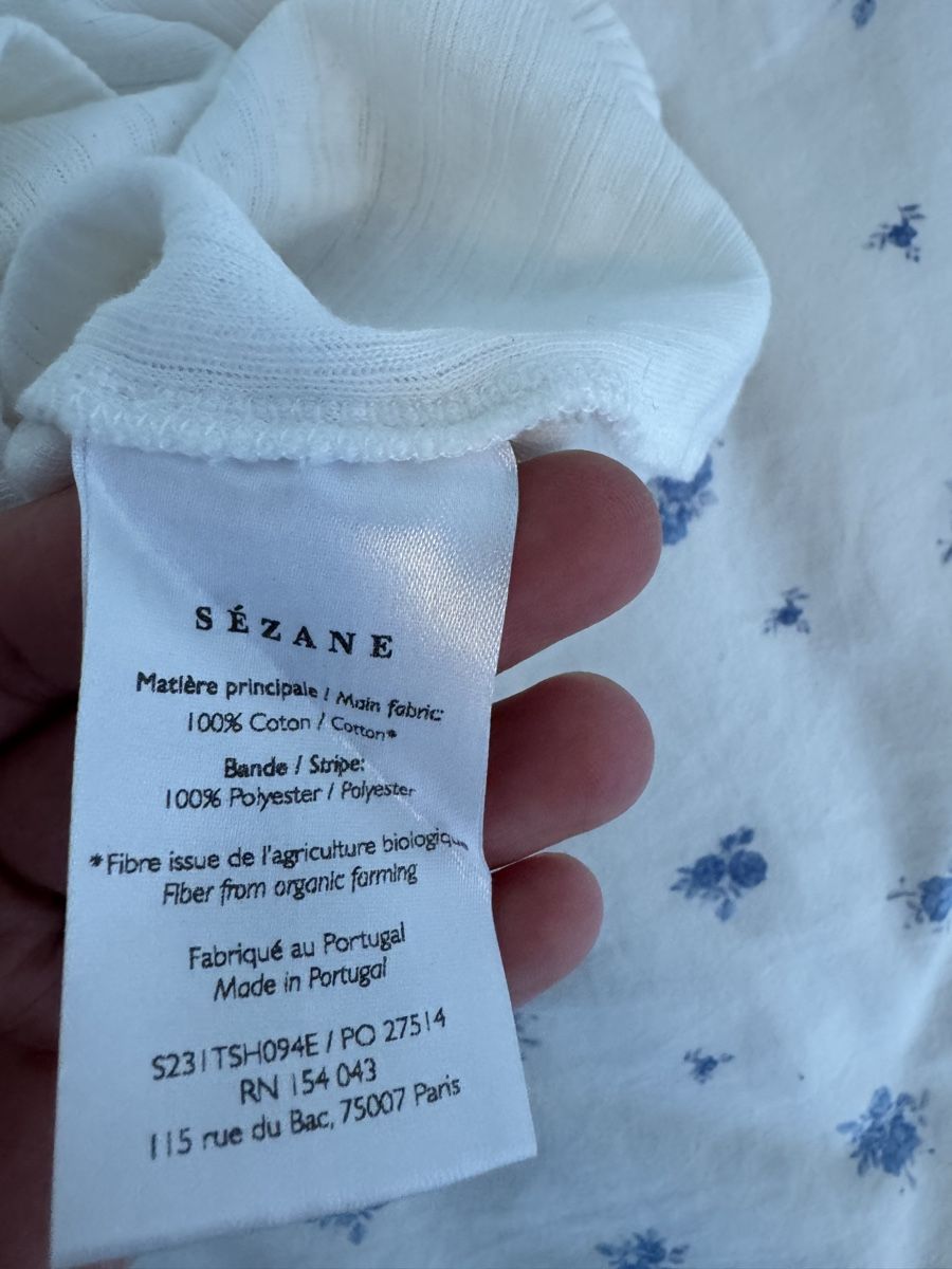Sezane T-shirt: Sèzane Clea Tshirt – Nuovo (secondo la descrizione) da Aarau Rohr venduto da ash_m7hq 3