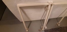 Bügelfuss weiss einbrennlackiert 48x70 cm ungebraucht/neu
