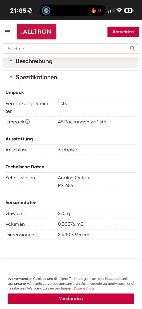 Componenti elettronici: Solar Manager Connect 2 mit Netzteil NEU. – Nuovo e nell'imballaggio originale da Arch venduto da Aga84 3