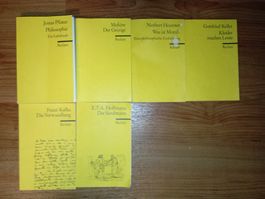 Kleine gelbe Bücher Reclam Bundle