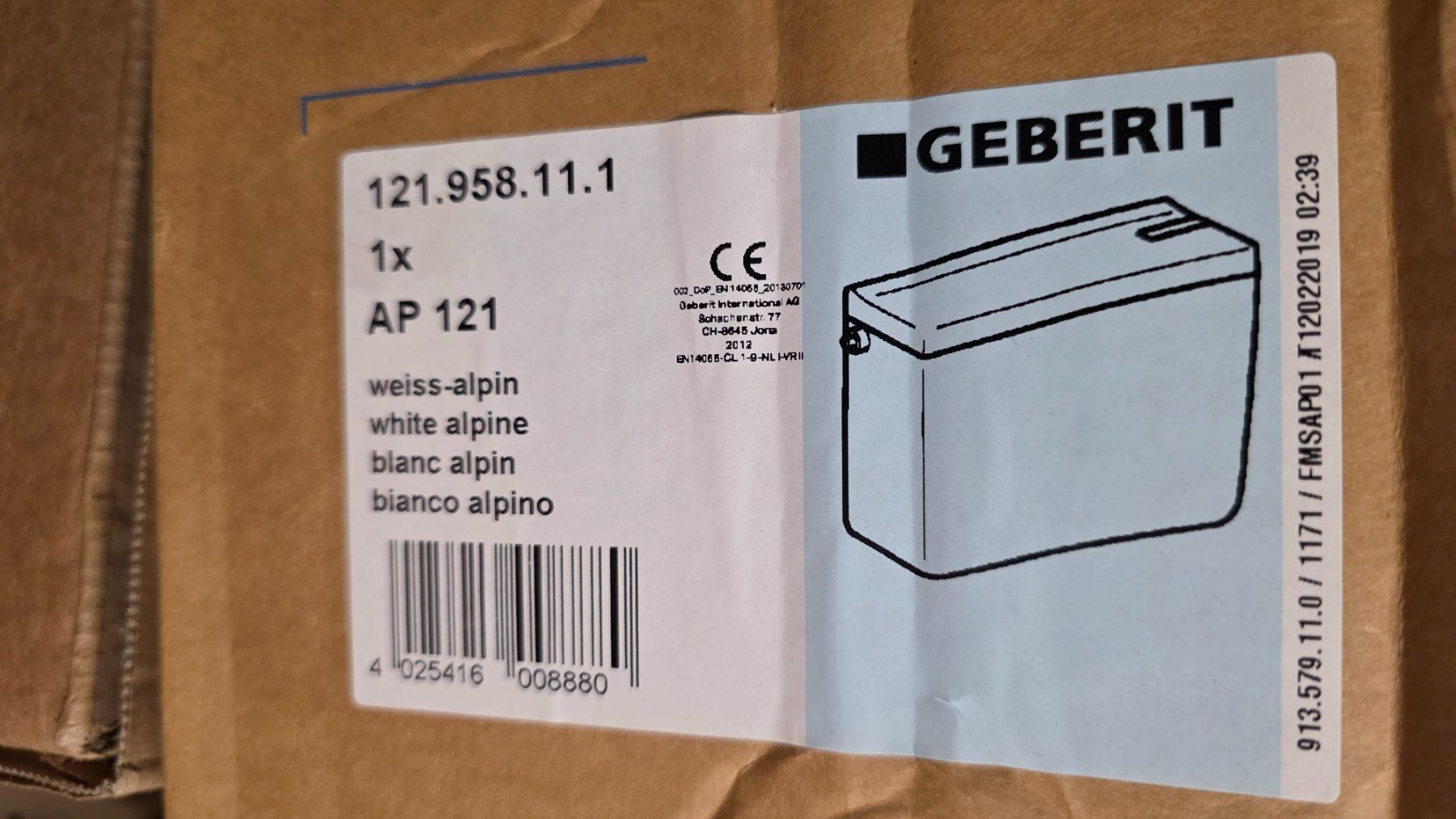 Geberit WC: Geberit AP 121 Réservoir – Neu und originalverpackt aus Bionnens von Meg011