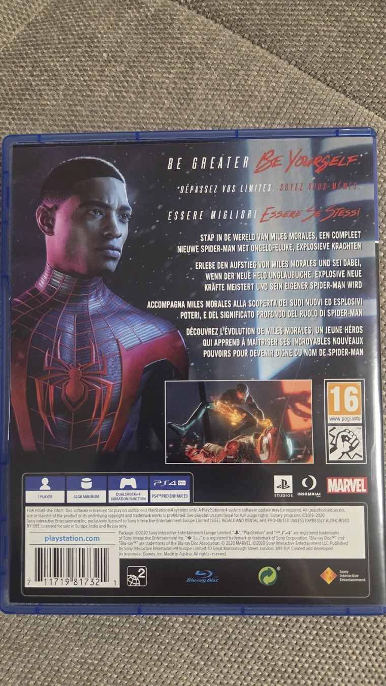 Spiele: Spiderman Miles Morales (PS4) – Gebraucht aus Bülach von Pitufa3 2