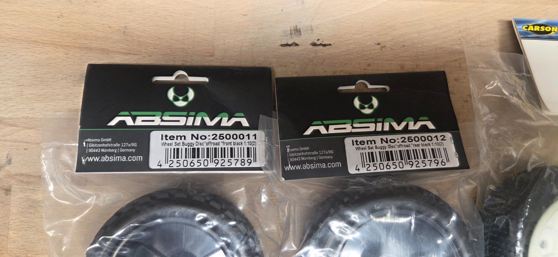 Modellismo RC: Buggy Räder komplett / 2 Sätze – Nuovo e nell'imballaggio originale da Eschlikon TG venduto da davidt8883 2