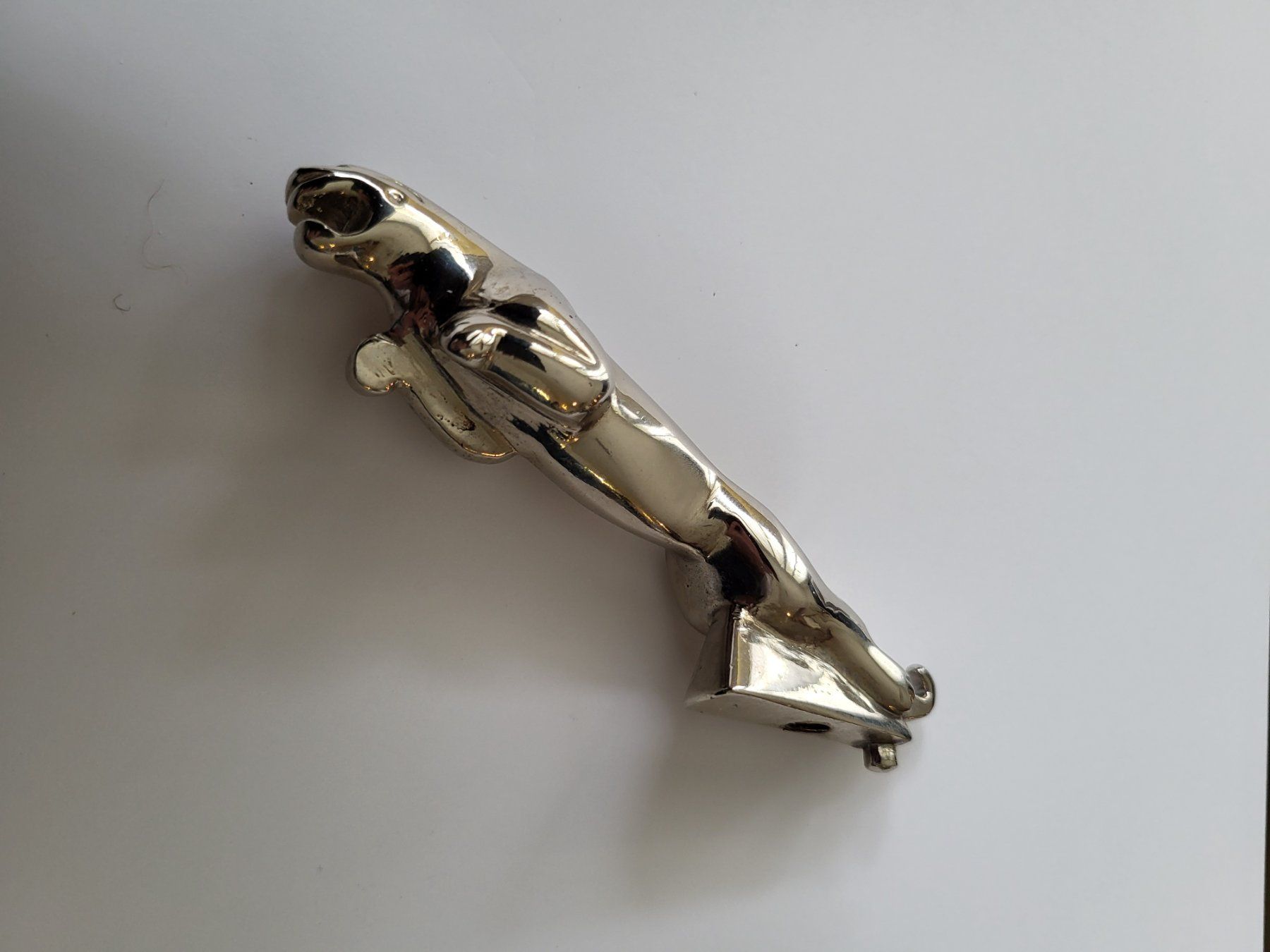 Sonstiges Fahrzeugzubehör: Jaguar Kühlerfigur, Chrom, für Oldtimer/Youngtimer. Top! – Gebraucht aus nunningen von mic_88k2 1