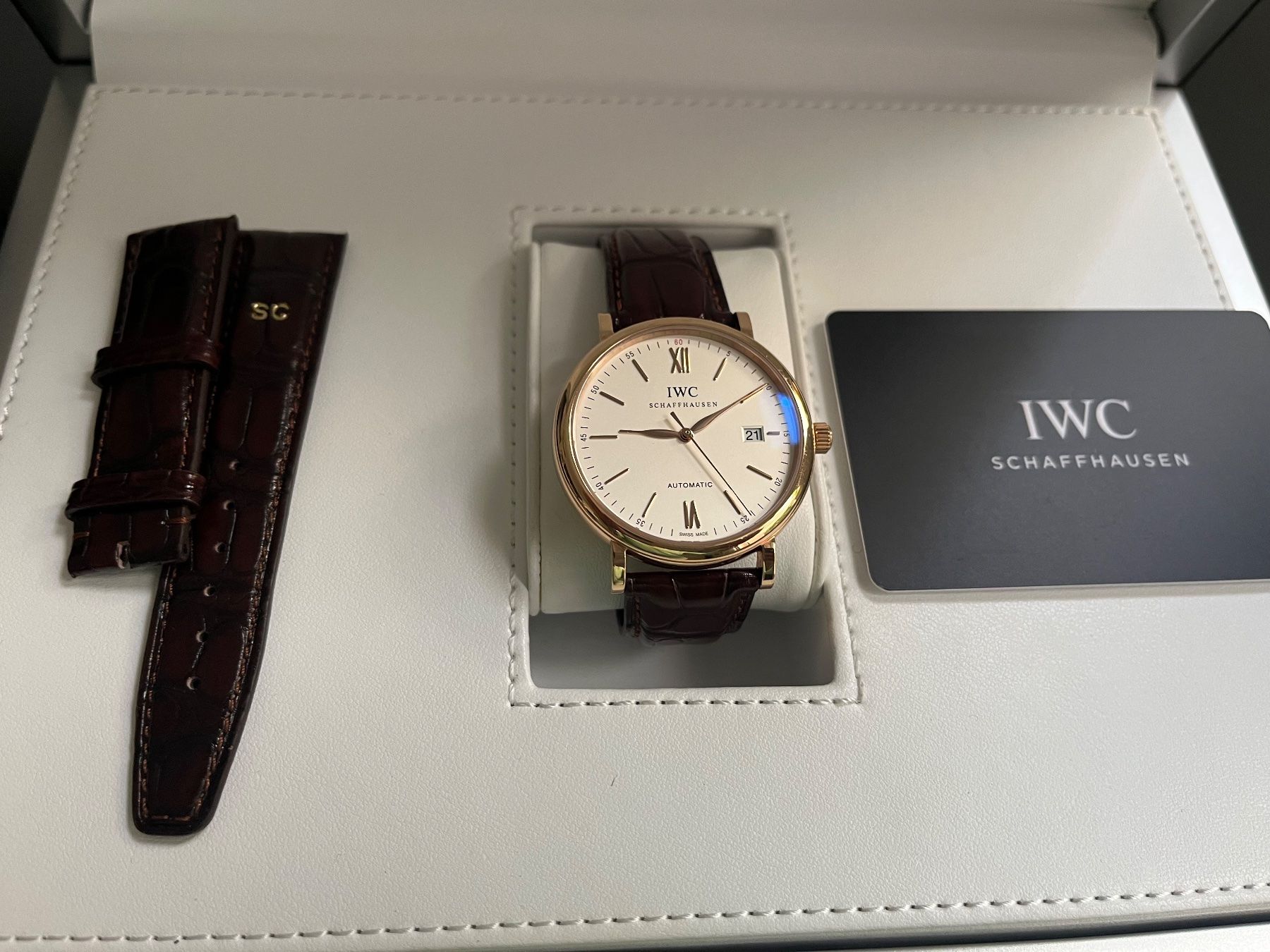 IWC Orologi: IWC Portofino rosé gold automatic – Usato da Blonay venduto da sca_85sp 4