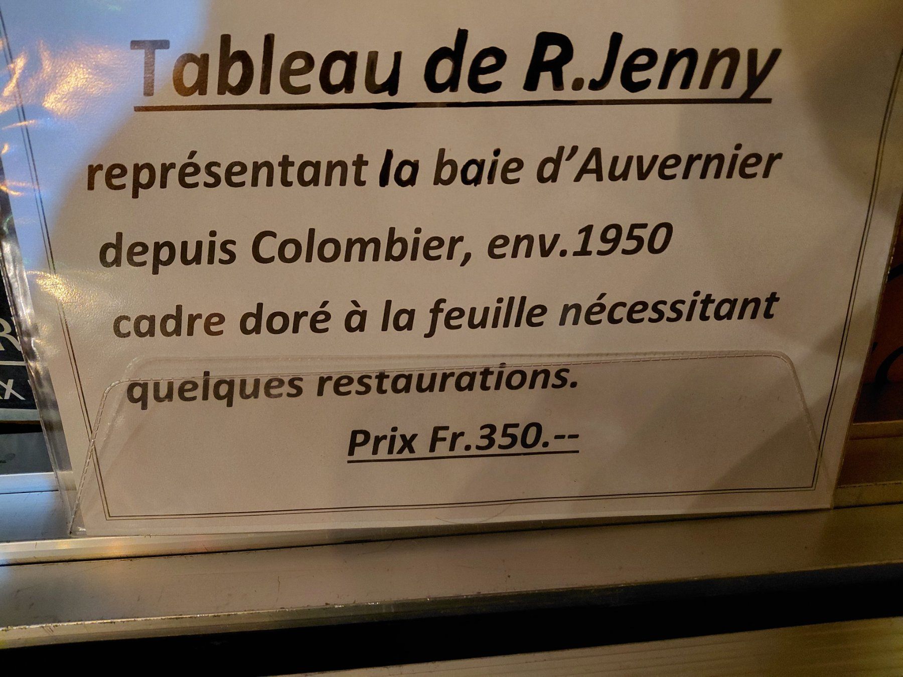 Colori: Tableau signé – Usato da Noiraigue venduto da pel_ny7d 1