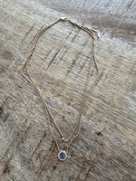 Wunderschöne Halskette (FOSSIL)doppelt, rosegold, neuwertig!