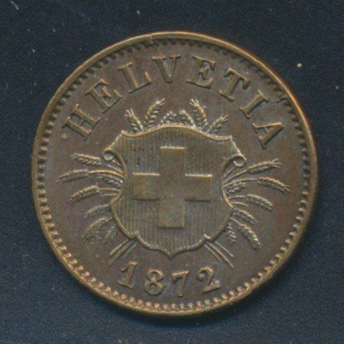 Tutti le monete: 5 Rp. 1872 -vz – Usato da Roggwil BE venduto da Stampdealer3 1