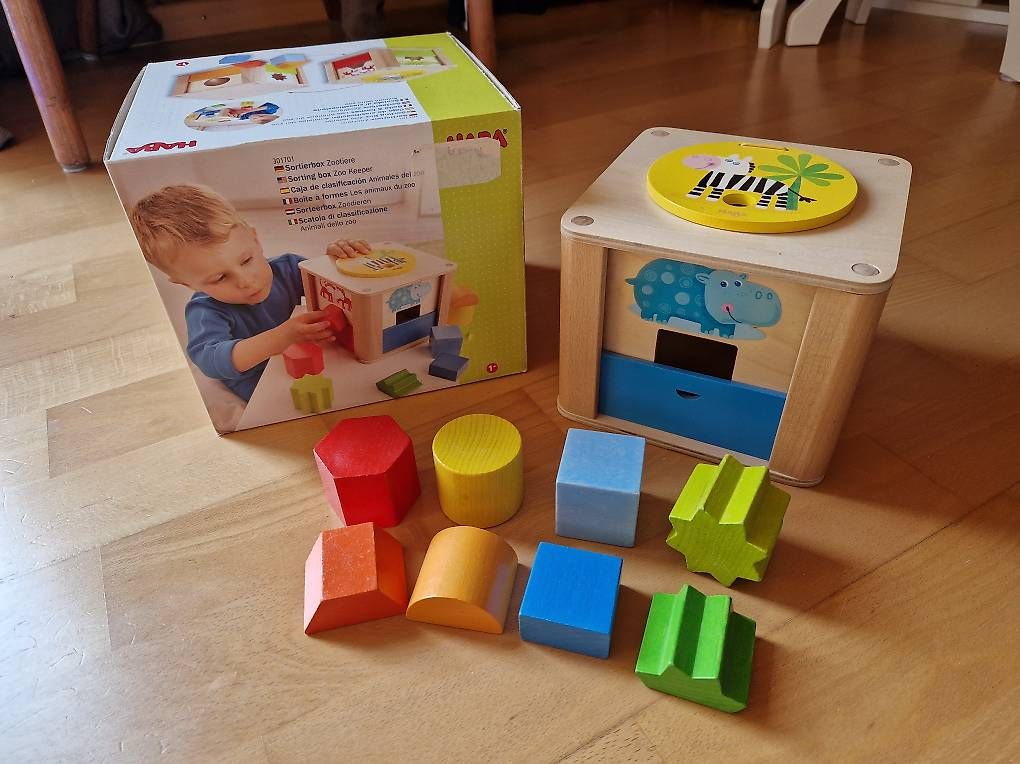 Spielzeuge: Haba Sortierwürfel, Sortierspiel Holz – Gebraucht aus Rutschwil von tho_9lxq