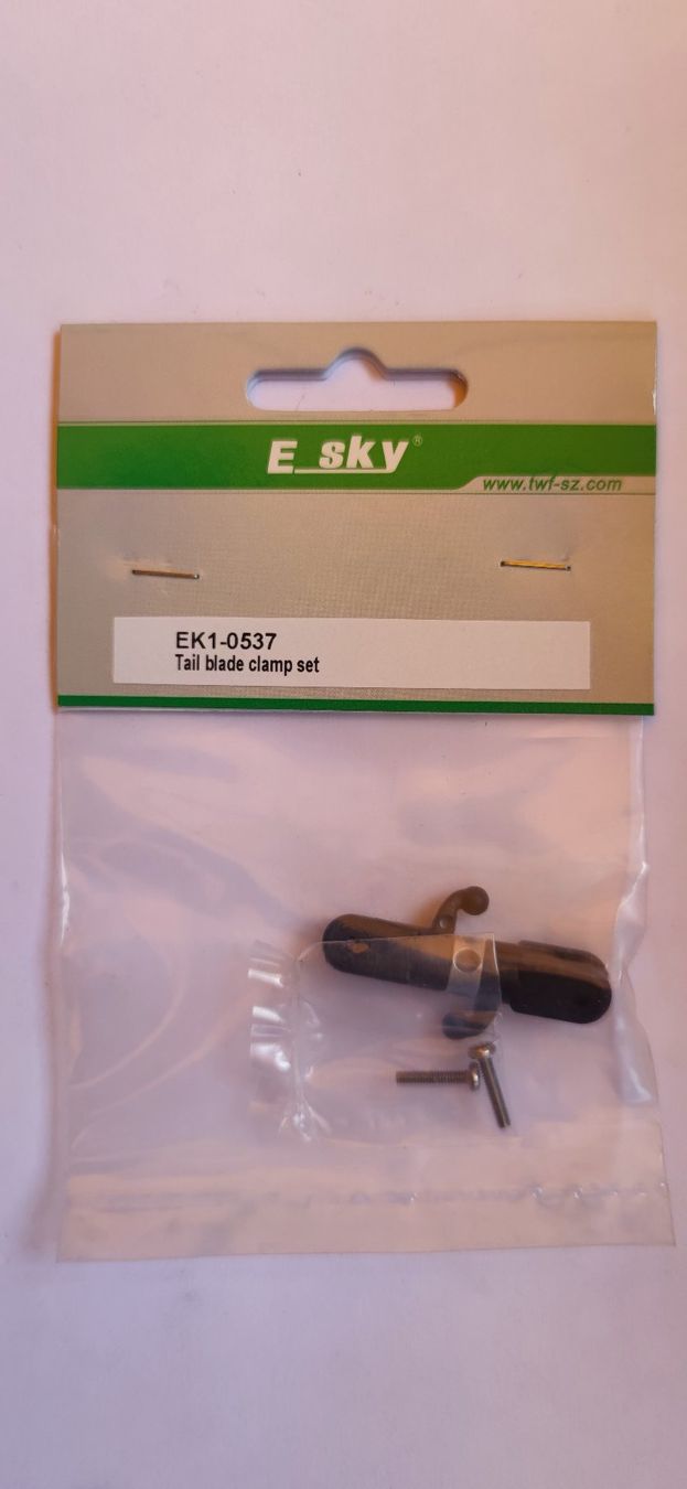 Modellismo RC: Tail Blade Clamp Set von E-Sky - EK1-0537 – Nuovo e nell'imballaggio originale da Wollerau venduto da Holos