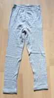 Gestreifte Thermo-Leggings Gr. 122/128, Mädchen