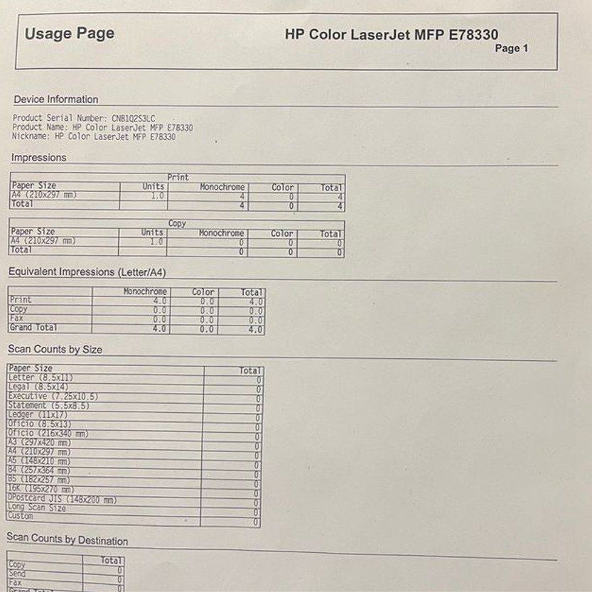 Hewlett Packard Stampanti: HP Color LaserJet Managed MFP E78330dn, neu, Top Angebot – Nuovo (secondo la descrizione) da Glattbrugg venduto da copytron 9