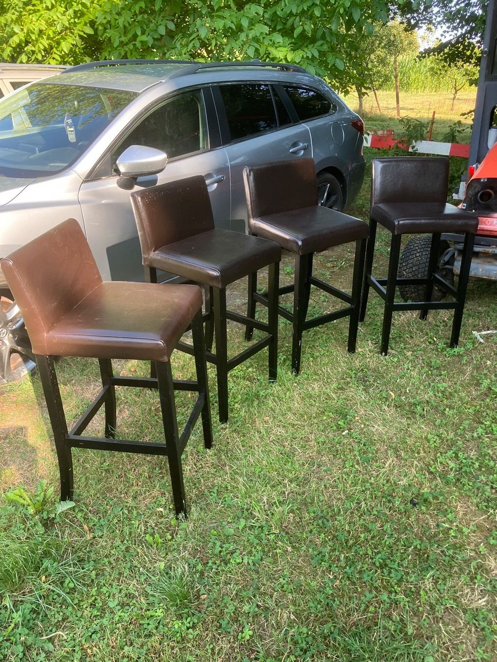 Sgabelli: Barhocker braun Kunstleder 4 Stk gebraucht – Usato da Dintikon venduto da 51rh