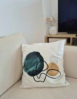 Coussin+housse motif abstrait