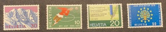 Tutti i francobolli: Sondermarke Schweiz  1970  postfrisch** – Nuovo (secondo la descrizione) da Quartino venduto da Gutri44