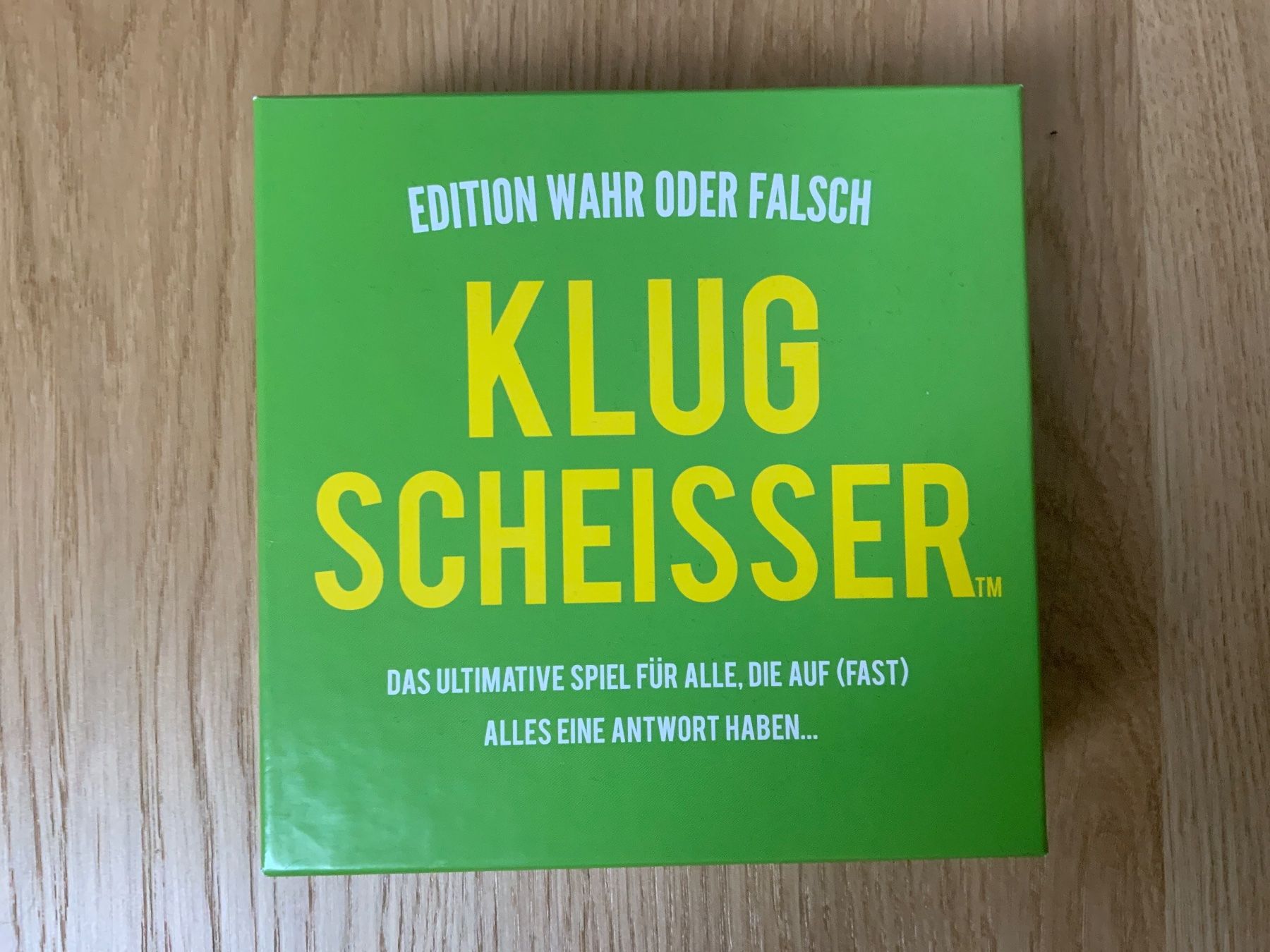 Giochi: Klugscheisser Edition Wahr oder Falsch – Usato da Niederhasli venduto da qbdp