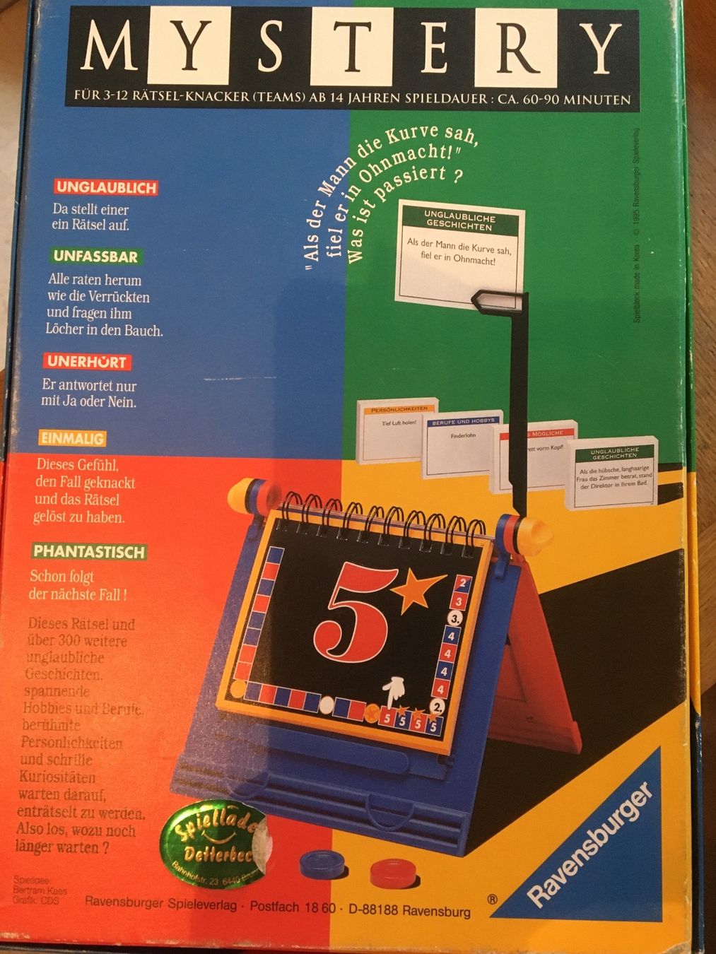 Ravensburger Jeux: Gesellschaft Spiel Mystery – D'occasion à Arth par Vrecam51 2