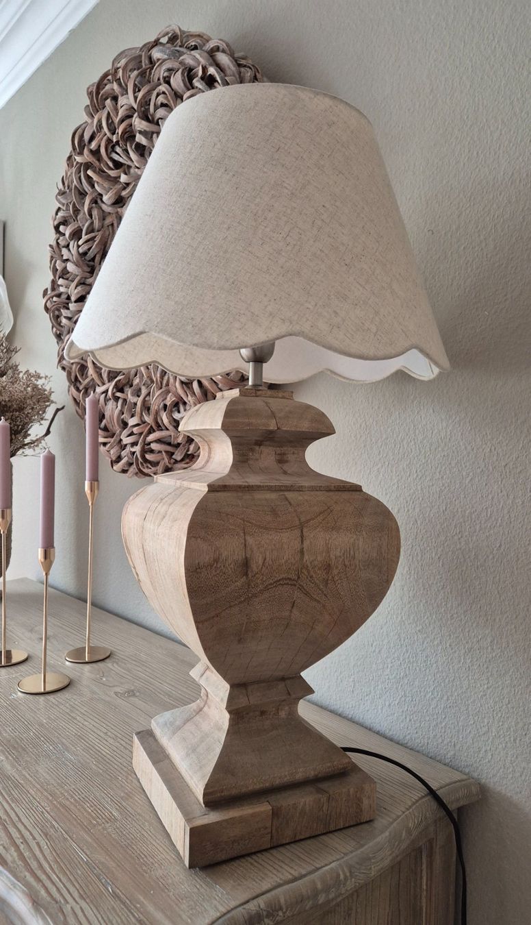 Lampen: Grosse Tischlampe Holz – Gebraucht aus Tagelswangen von GABGABFI 4