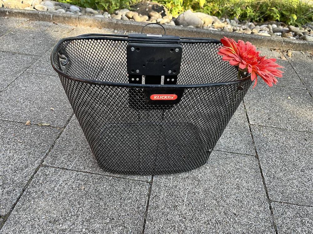 Praktischer Lenkerkorb Für E-Scooter & Fahrräder - Abnehmbarer Stahlkorb 23x27,5x18cm