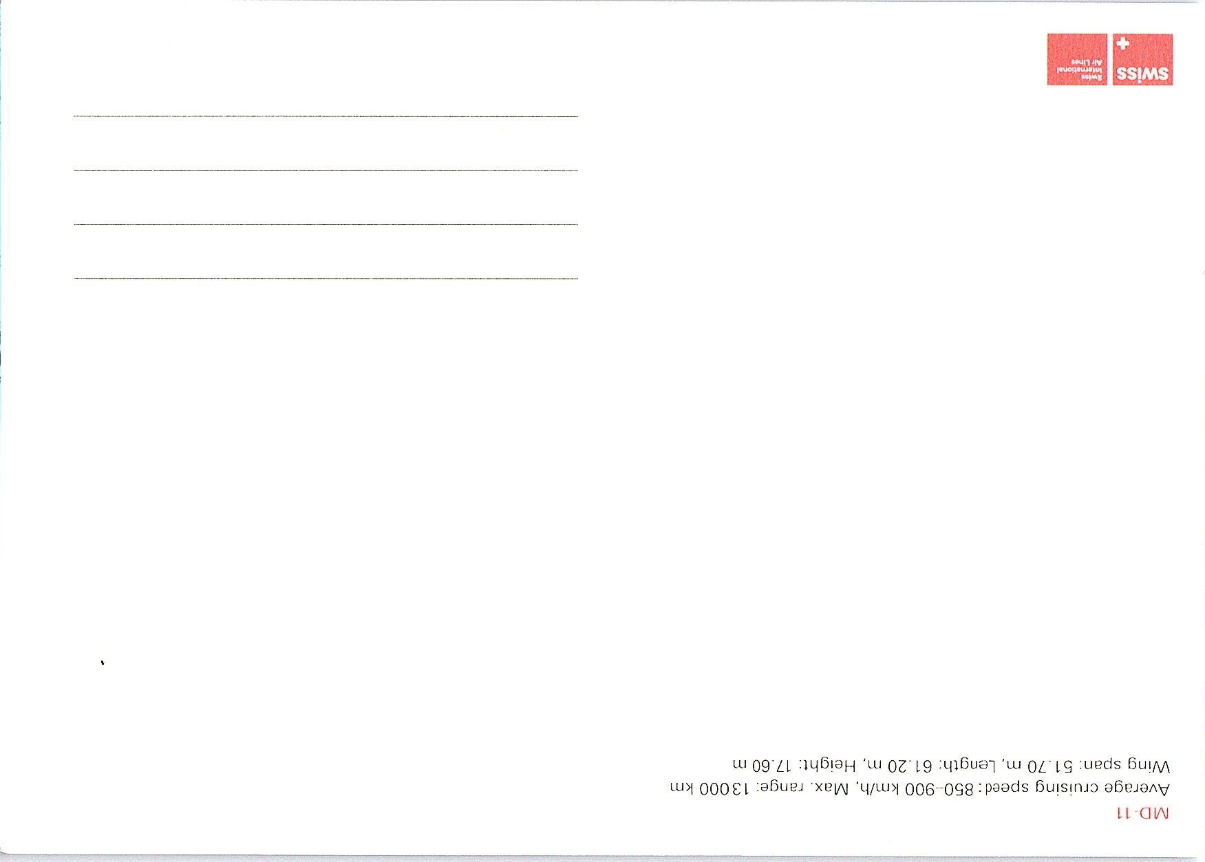 Cartoline postali: MD11 SWISS – Nuovo (secondo la descrizione) da Würenlos venduto da KKMeister 1