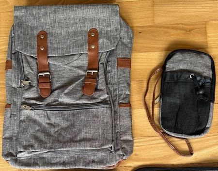 Alltags Rucksack Vintage-Stil - 3-teilig Set NEU