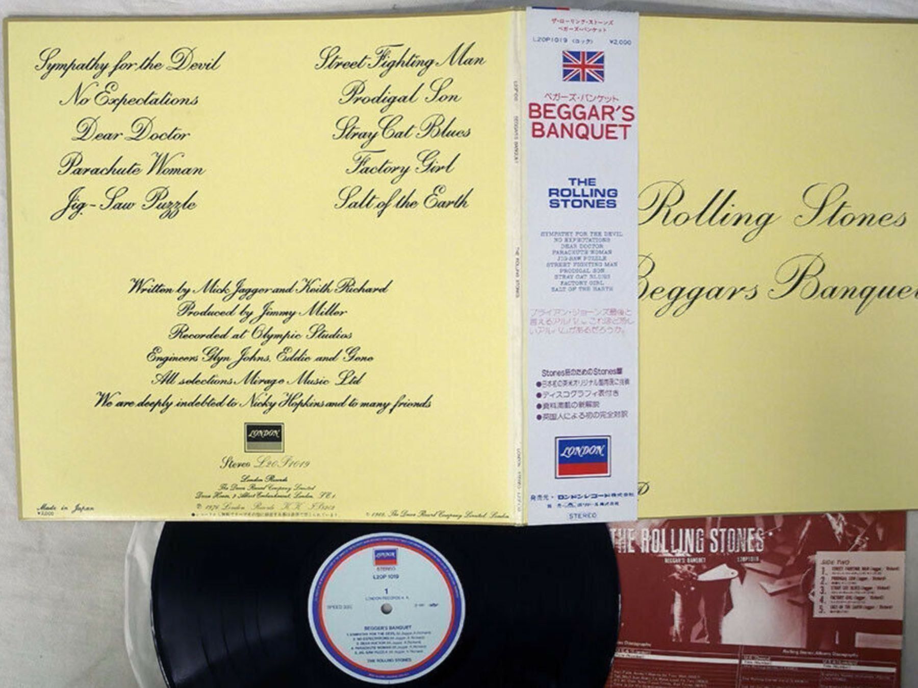Schallplatten: ROLLING STONES beggerBanquet L20P1019 LP – Gebraucht aus founex von cetrarese01