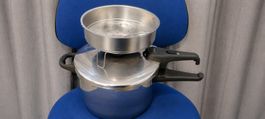 Fissler Vitavit Schnellkochtopf ca. 6 L inkl. Dämpfeinsatz