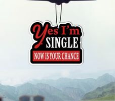 Lustiger Duftbaum Auto Duft – Yes I'm Single | Neu & OVP
