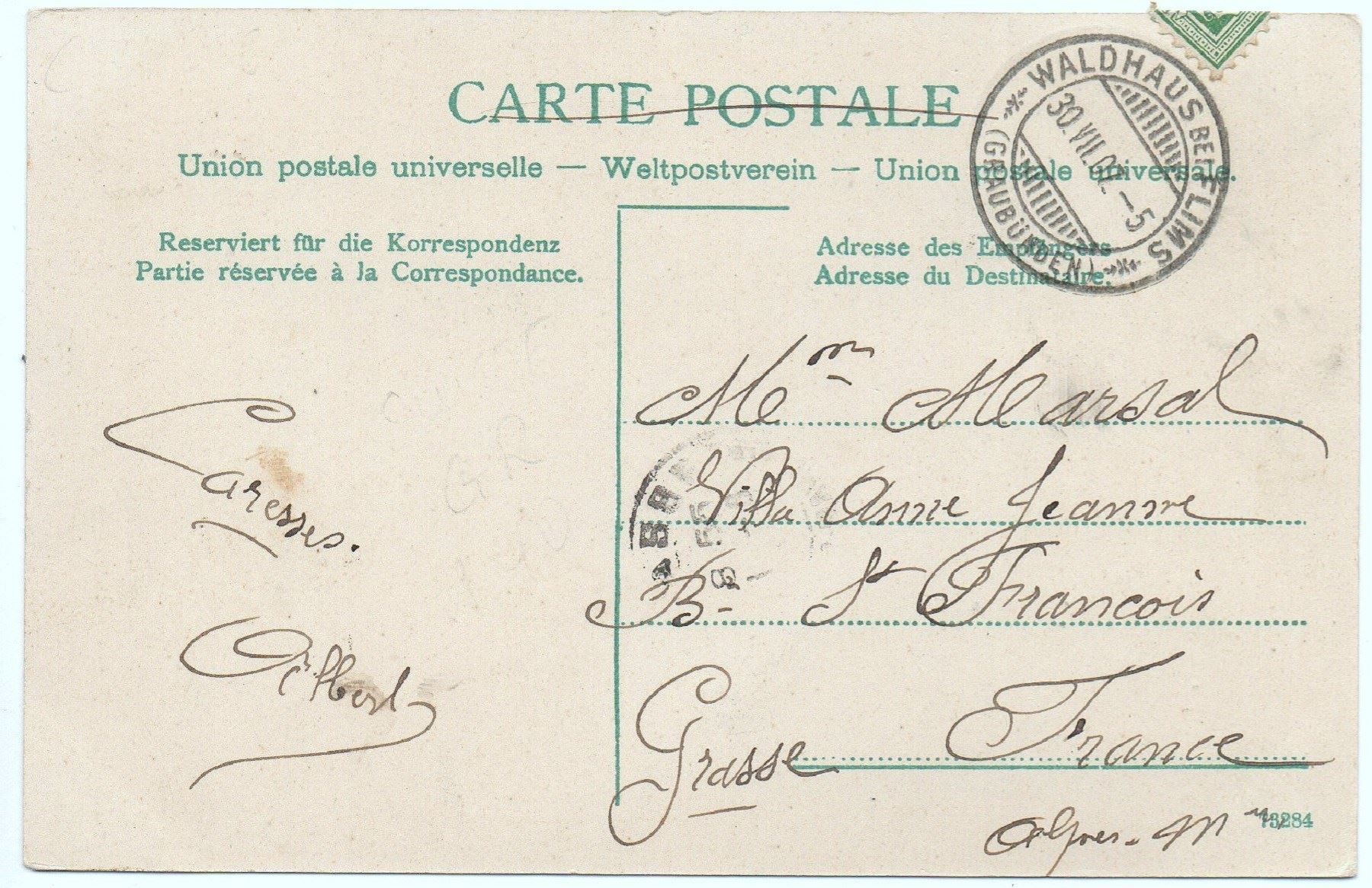Cartoline postali: FLIMS WALDHAUS Segnesfall – Usato da Jona venduto da philajona 1