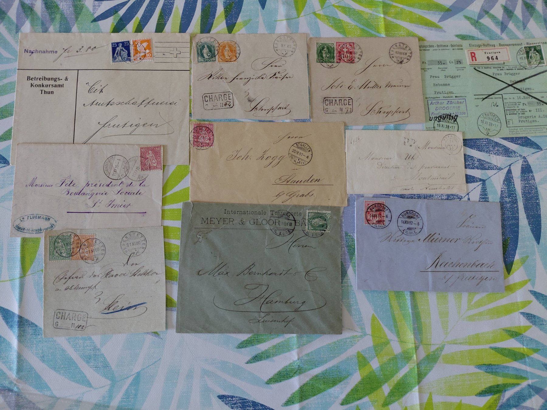 Alle Briefmarken: Set alte CH Briefe und Teile – Gebraucht aus Horw von Onurb008