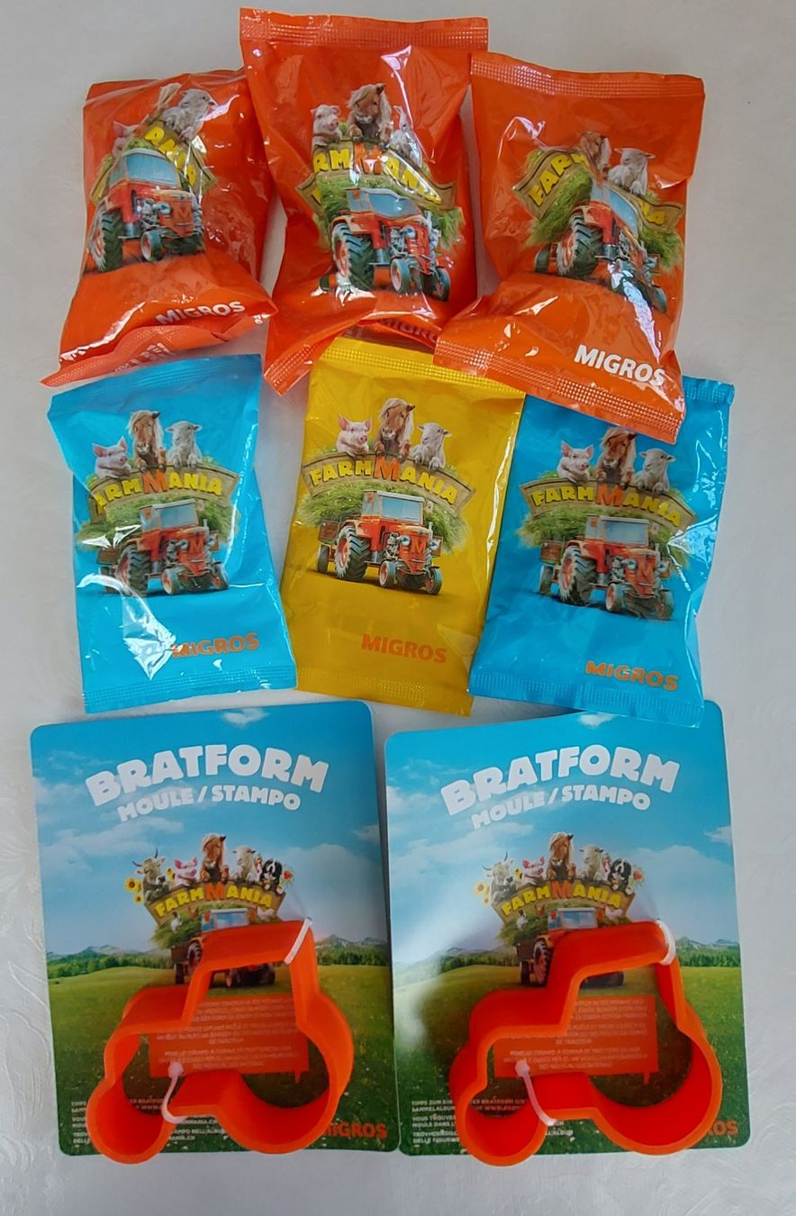 Migros Statuette: Farm Mania, diverse Teile – Nuovo (secondo la descrizione) da Ittigen venduto da giallosole