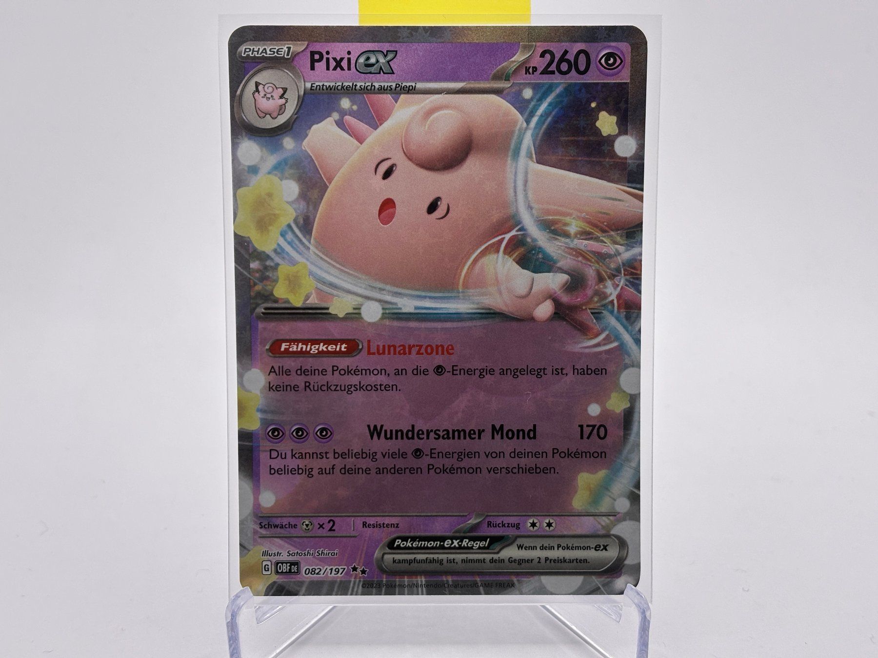 Pokémon Carte collezionabili: Obsidianflammen - Pixi ex  (OBF 82) - DE – Nuovo (secondo la descrizione) da Allschwil venduto da Bullach