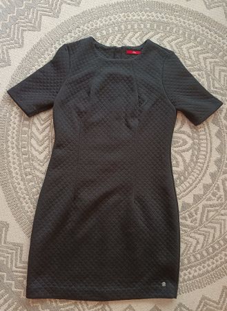 S.Oliver schwarzes Kurzarmkleid Gr. M